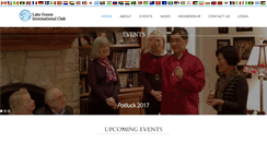Desktop Screenshot of lakeforestinternationalclub.org